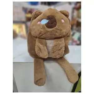 Capybara mochila detalle azul miniatura 3